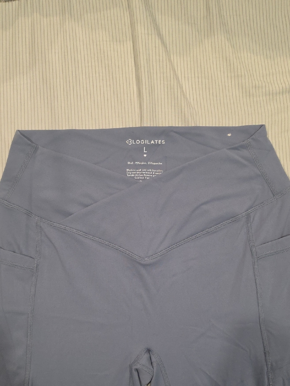 Blogilates High-Waist Women's Leggings in Slate Blue